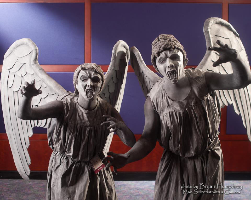 Weeping Angels Cosplay by littlecasaroo