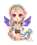 -- Chibi commission for DarkSaph -- by Kurama-chan