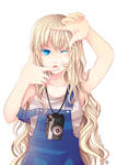 -- Commission for WysteriaGold : Photographer -- by Kurama-chan