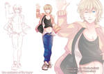 -- Custom adoptable commission for WysteriaGold -- by Kurama-chan