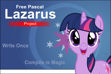 Lazarus Twilight Sparkle custom Splash Screen by Marcsello
