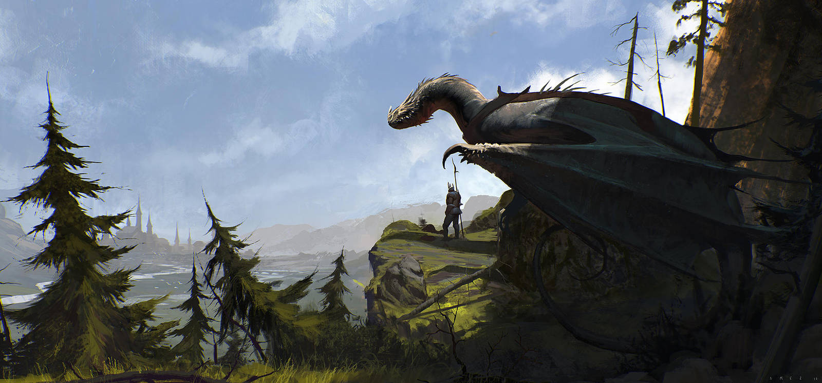 Dragon Rider by SaeedRamez