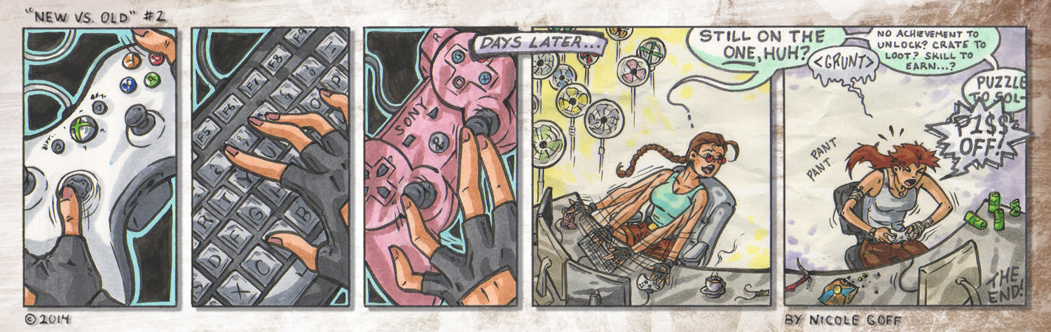 Tomb Raider NEW vs OLD 2 by NGoff