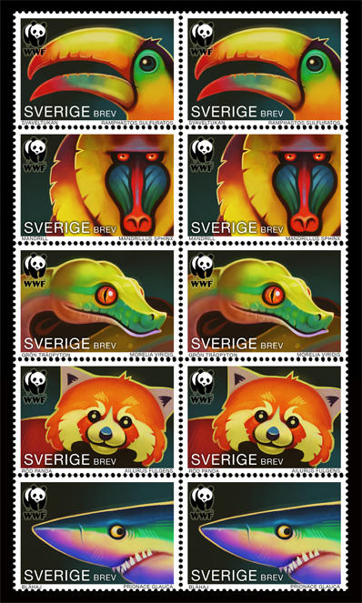 Animal Stamps by einen