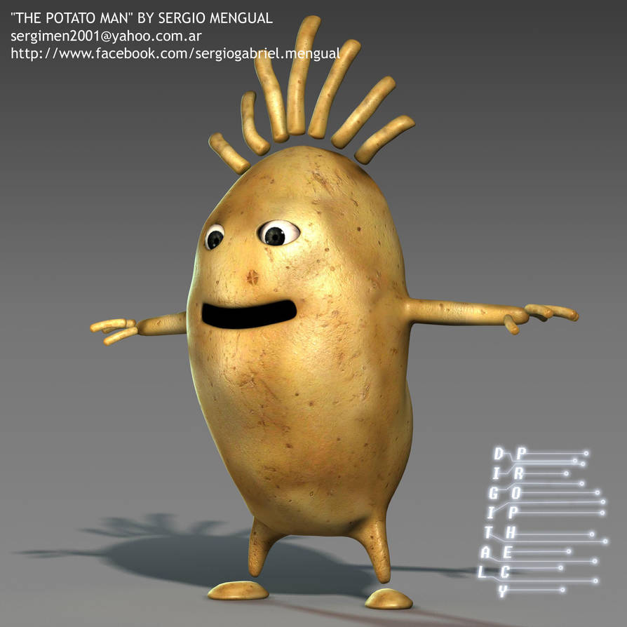 The Potato Man By Sergio Mengual Detail by SergioMengual2012 on DeviantArt