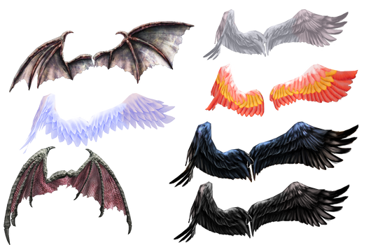 Ginjishi Wings DL LINK by DesertDraggon