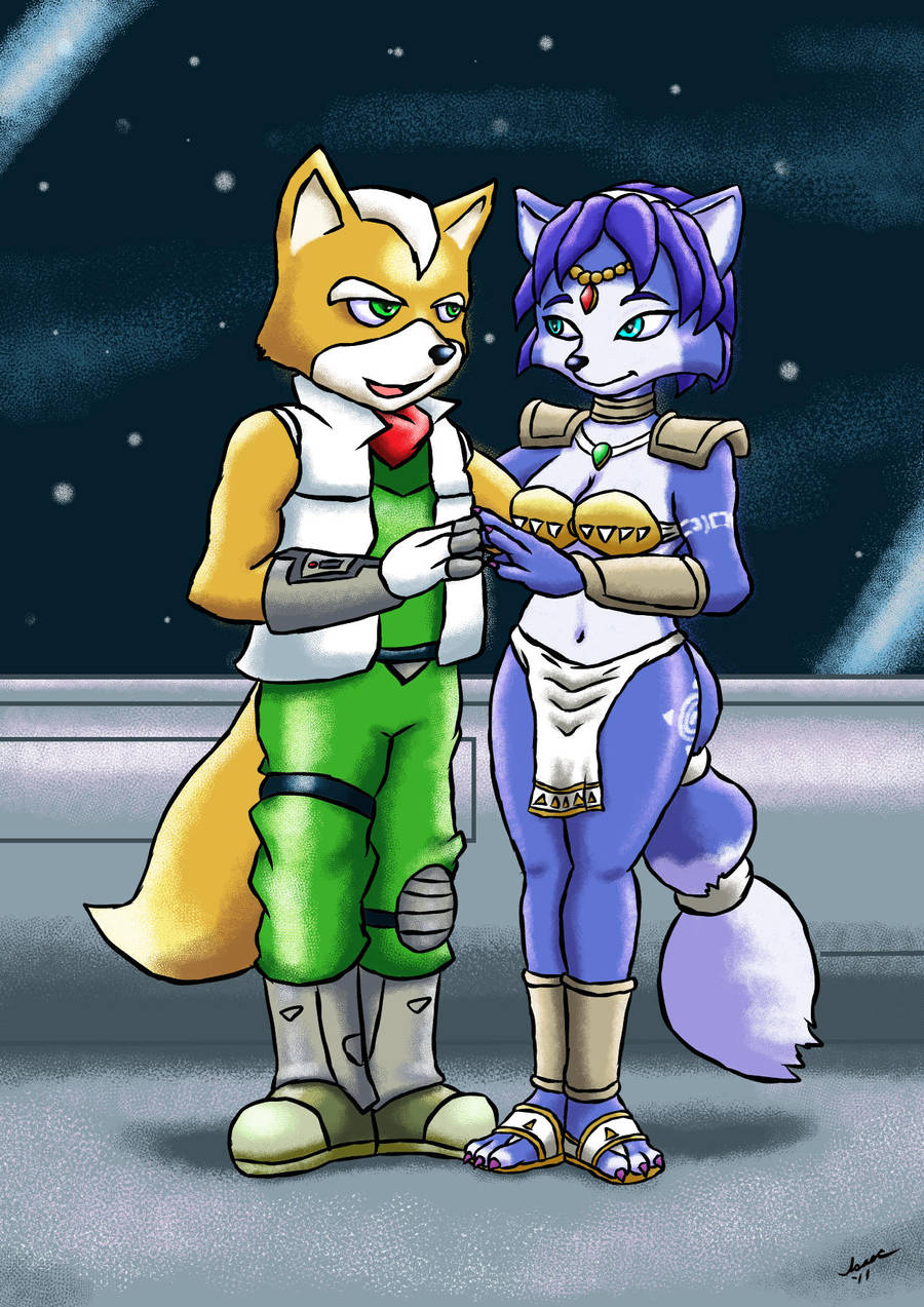 Fox and Krystal by ViralJP on DeviantArt