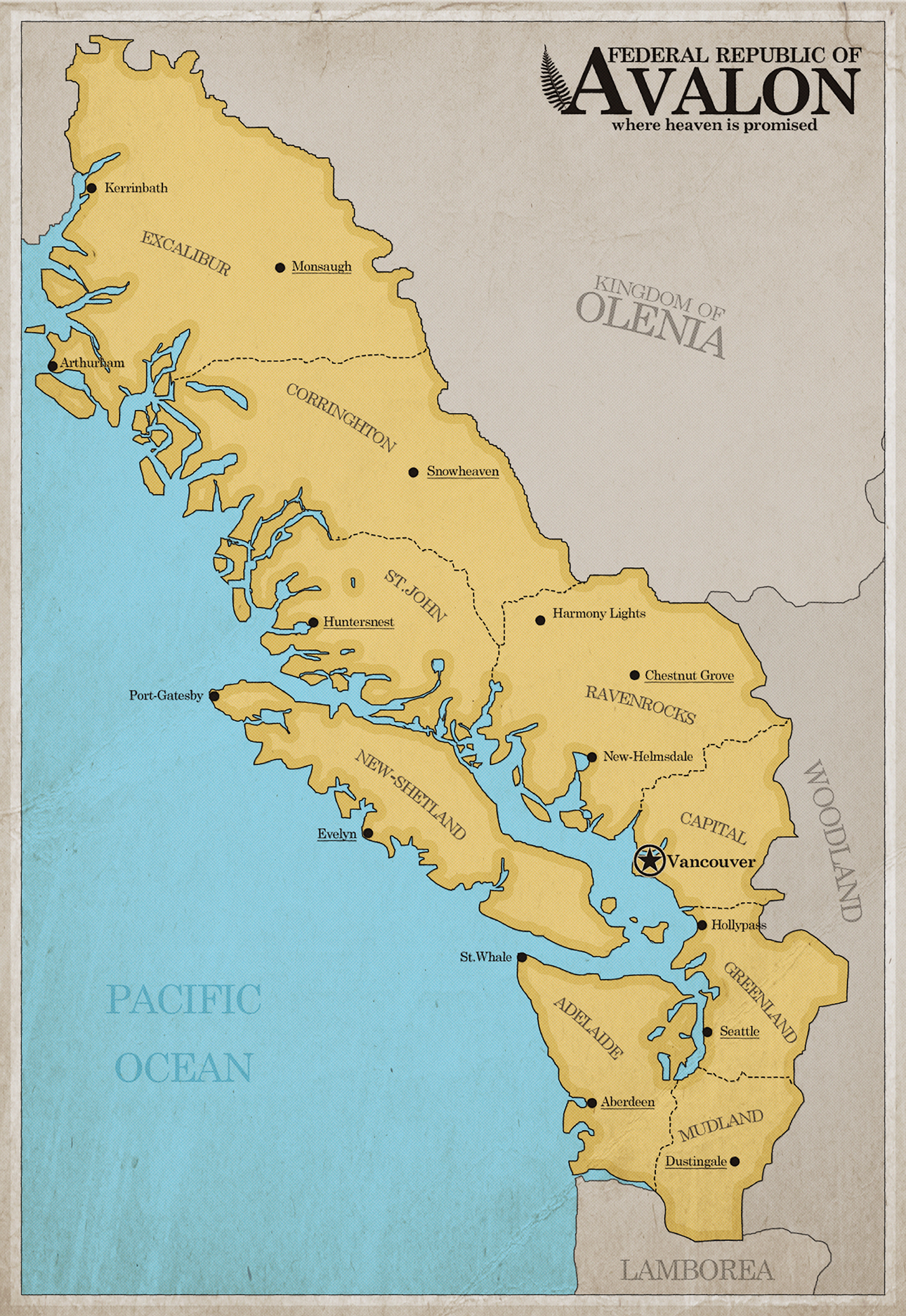 Federal Republic of Avalon by ImDeadPanda