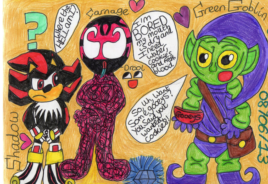 Murder, Mouth Dryness, Crossovers and Cookies. by badberry123
