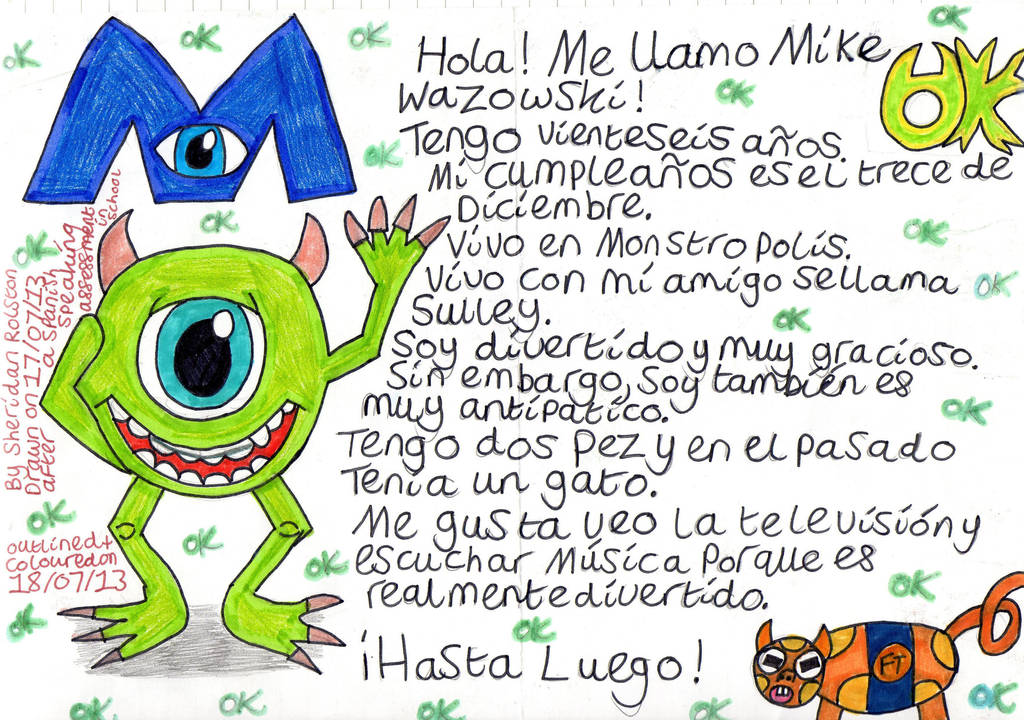 Hello! My name's Mike Wazowski! by badberry123