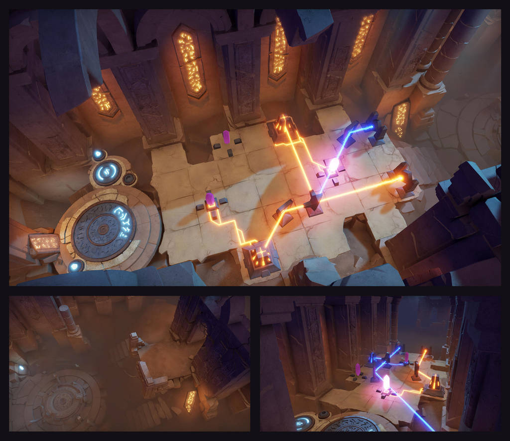 Archaica: The Path of Light - Library, Desert City by MarcinTurecki