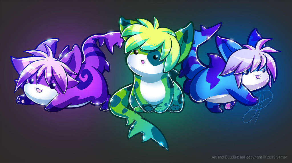Trio of Buudlez by yamer Trio of Buudlez by yamer