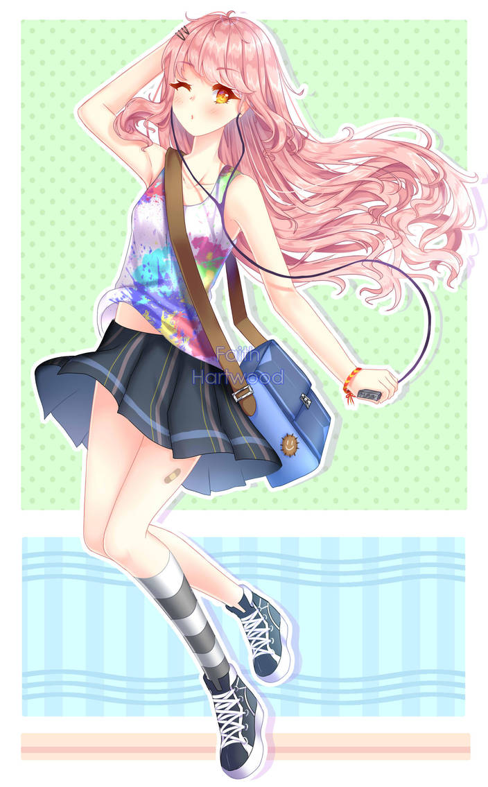 Anime Girl Oc By Faithhartwood On Deviantart