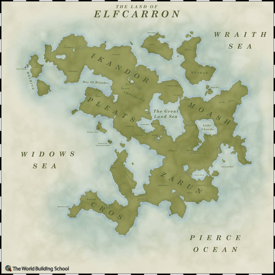 The Land Of Elfcarron by WorldBuilding