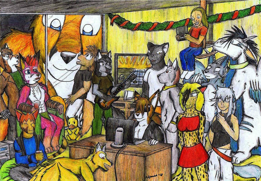 Christmas party by SirKiljaos
