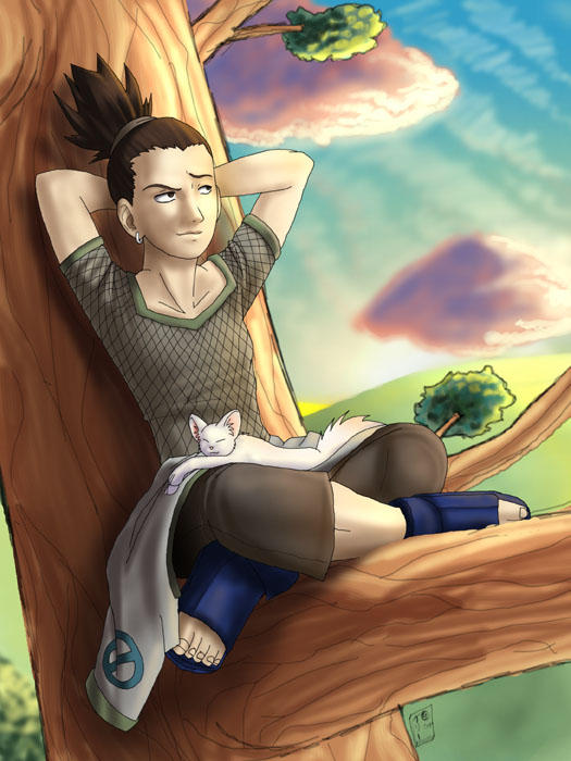 Shikamaru: The best view by Pinkuh