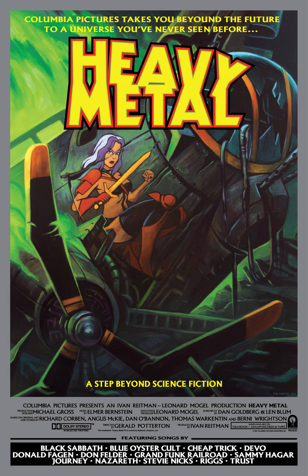 Heavy Metal movie poster by timswit