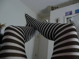 Striped Stockings 2 by JadeJaguarStock