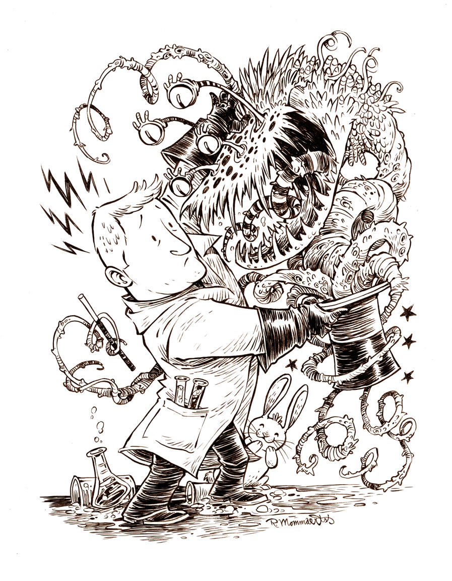 #inktober- October 27th by RobbVision