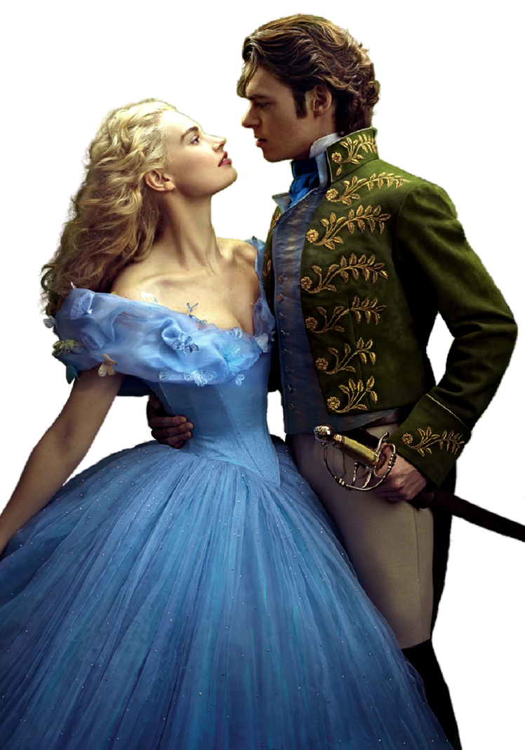Cinderella and KitCinderella 2015 PNG by nickelbackloverxoxox on