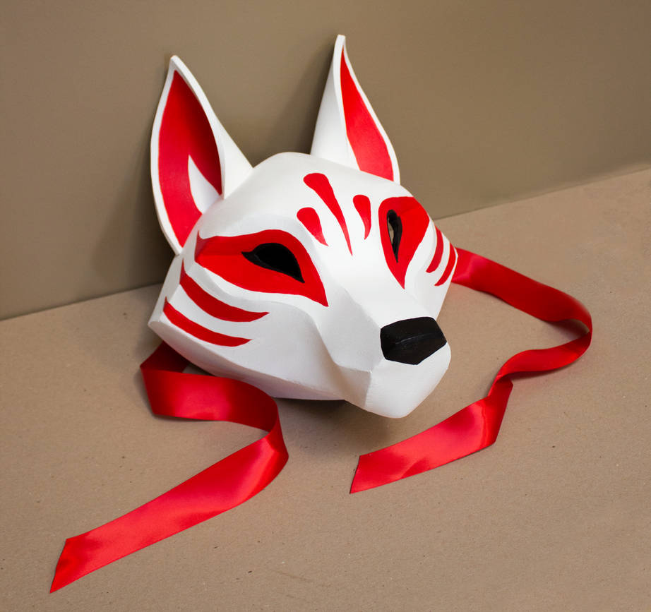 Kitsune Mask by Kazulgfox on DeviantArt