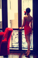 GirlInRedDress07 by Echohowdy