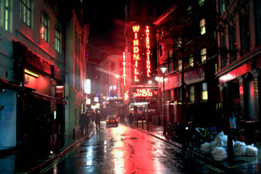 Gloomy street by Stanjamme