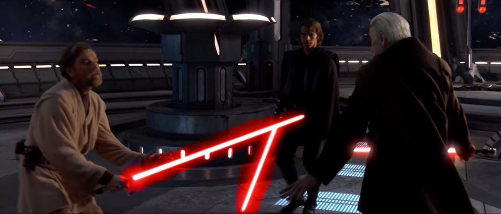 Anakin And Obi Wan Vs Count Dooku