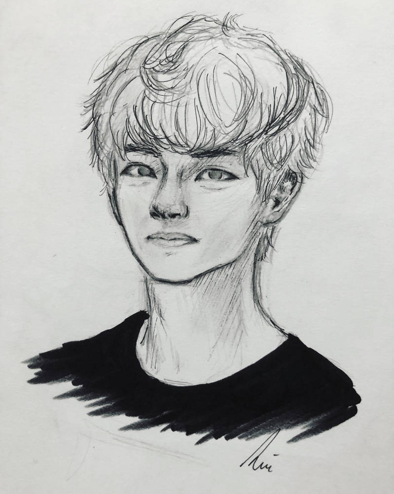 Bts V Fanart by annikinskywalkerr on DeviantArt