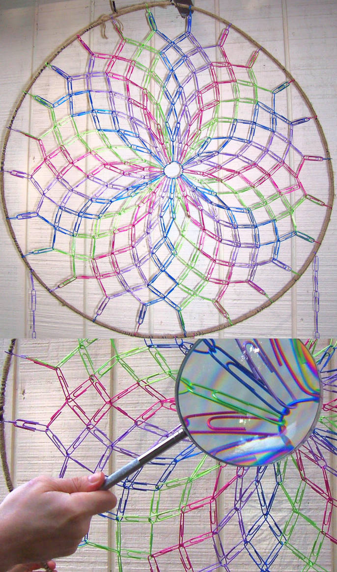 Paperclip Dreamcatcher by JPCopper