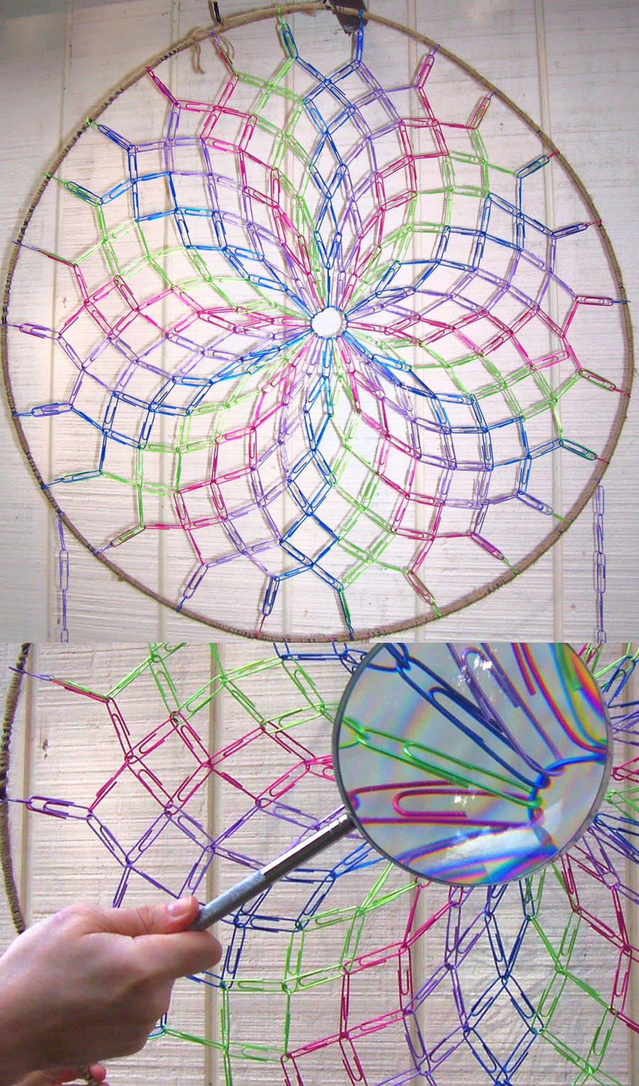 Paperclip Dreamcatcher by JPCopper