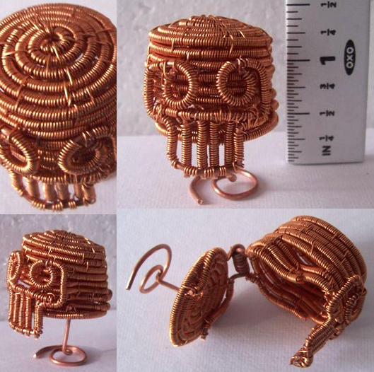 Pixie Skull Ring Box by JPCopper