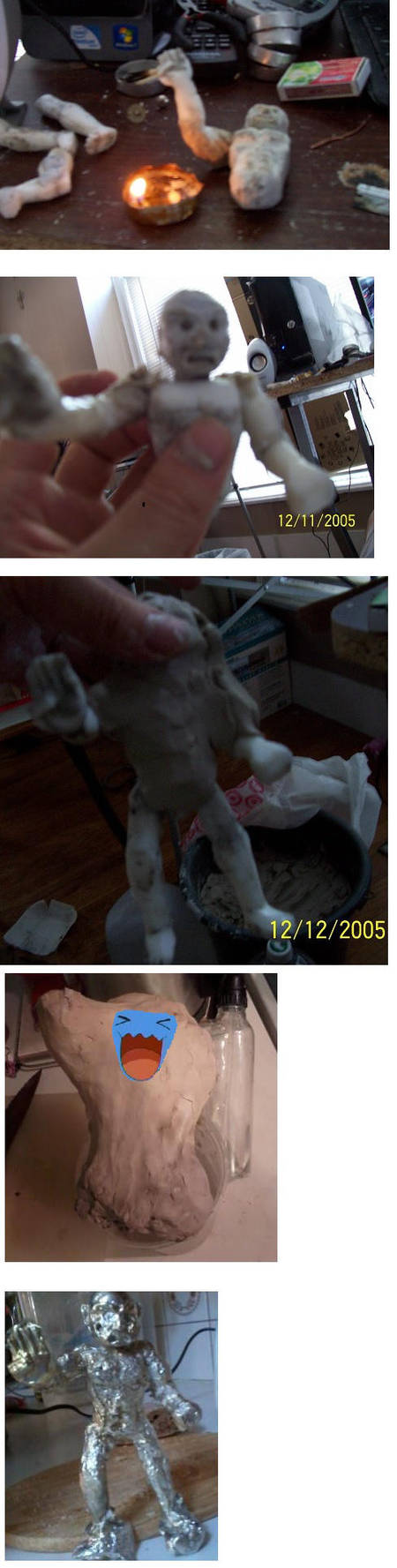 a failed attempt at metal casting by JPCopper