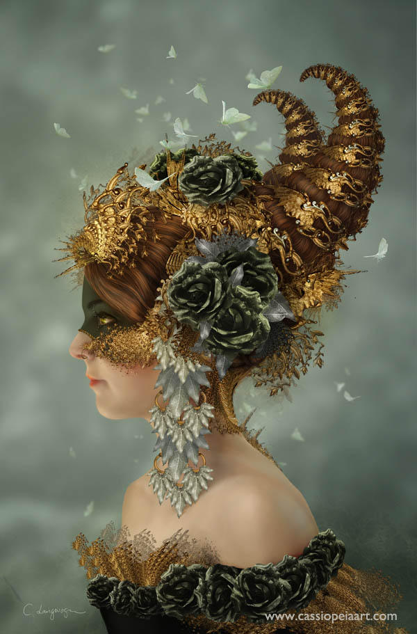 Spring Masquerade by CassiopeiaArt