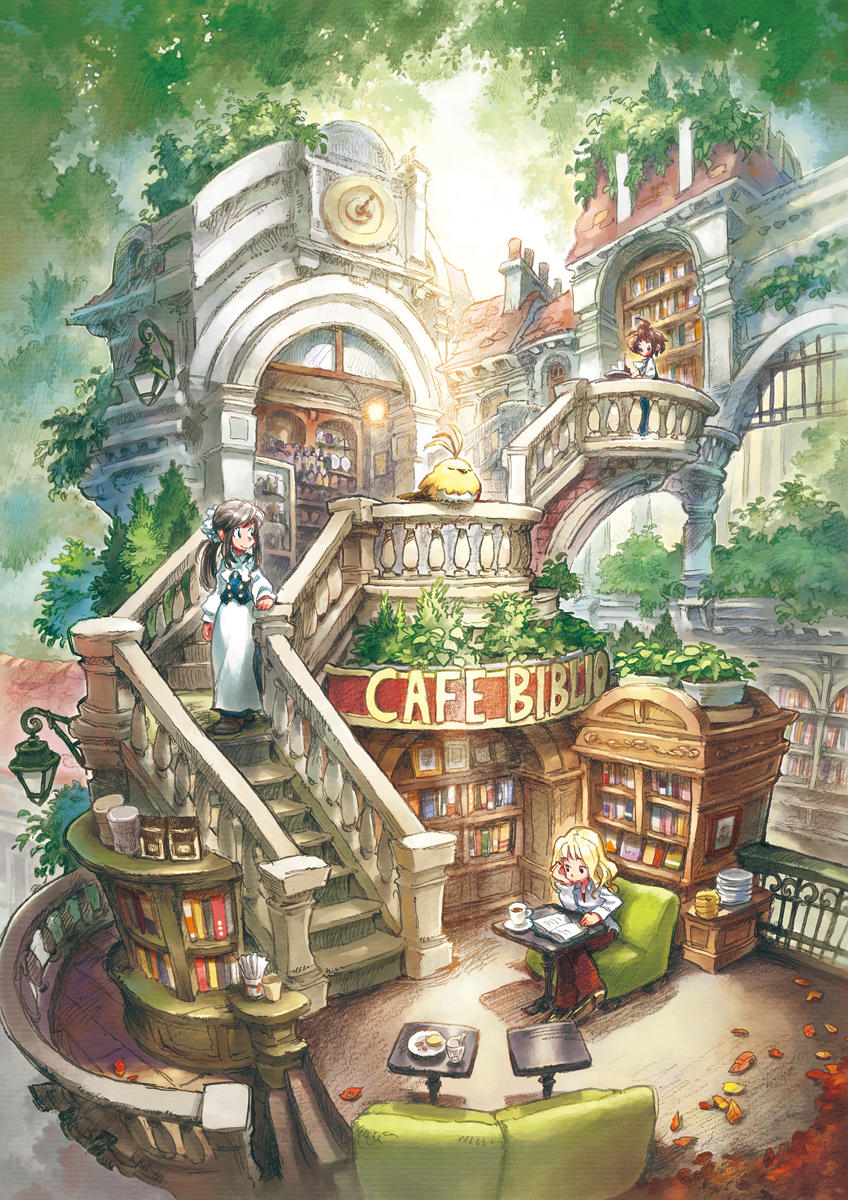 Library cafe by matsukitchi