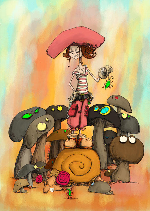 Mushroom Heroine by eterna2