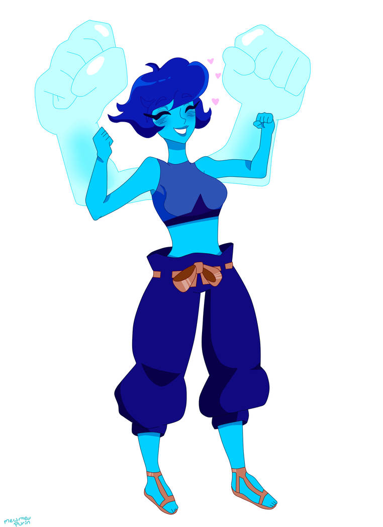 Lapis got pants!  I actually still like her old outfit a bit more, but I'm glad she's happy soo  Follow me elsewhere   Twitter  Instagram  Tumblr (abandoned after nsfw purg...