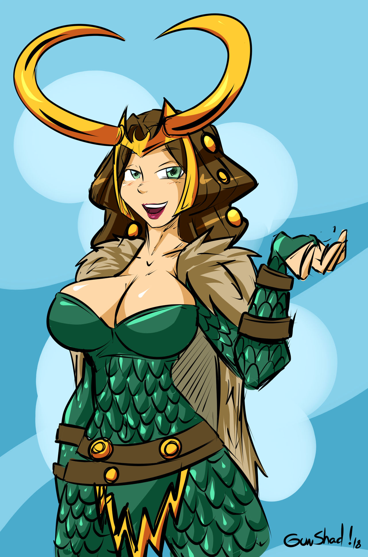 Kasey as lady Loki by GunShad on DeviantArt