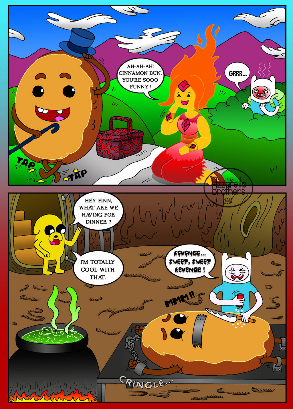 Adventure Time comic: Sweet Revenge by GiuseppeAzzarello 