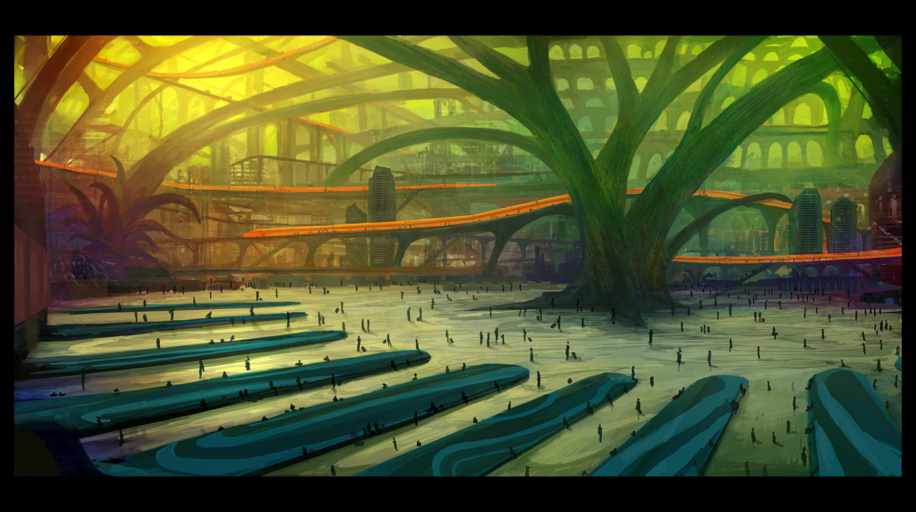 Mirandopolis: Mainstation by gizmodus