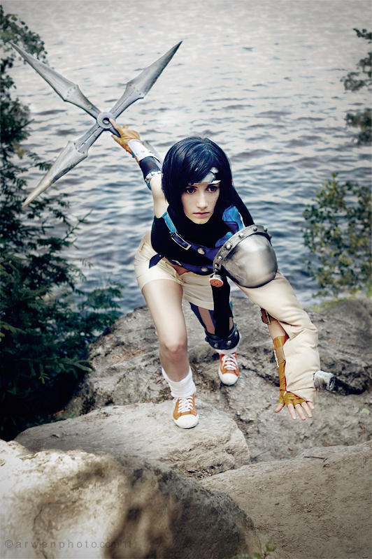 Last second before a start - Yuffie cosplay by Narga-Lifestream