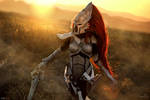 Dawn of War III - Eldar Howling Banshee by Narga-Lifestream