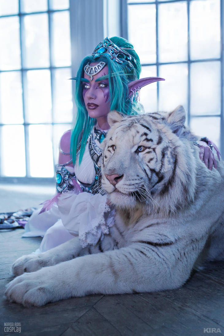 Tyrande and Ash'Alah II by Narga-Lifestream