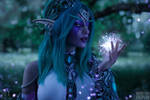 Tyrande and the Wisp by Narga-Lifestream
