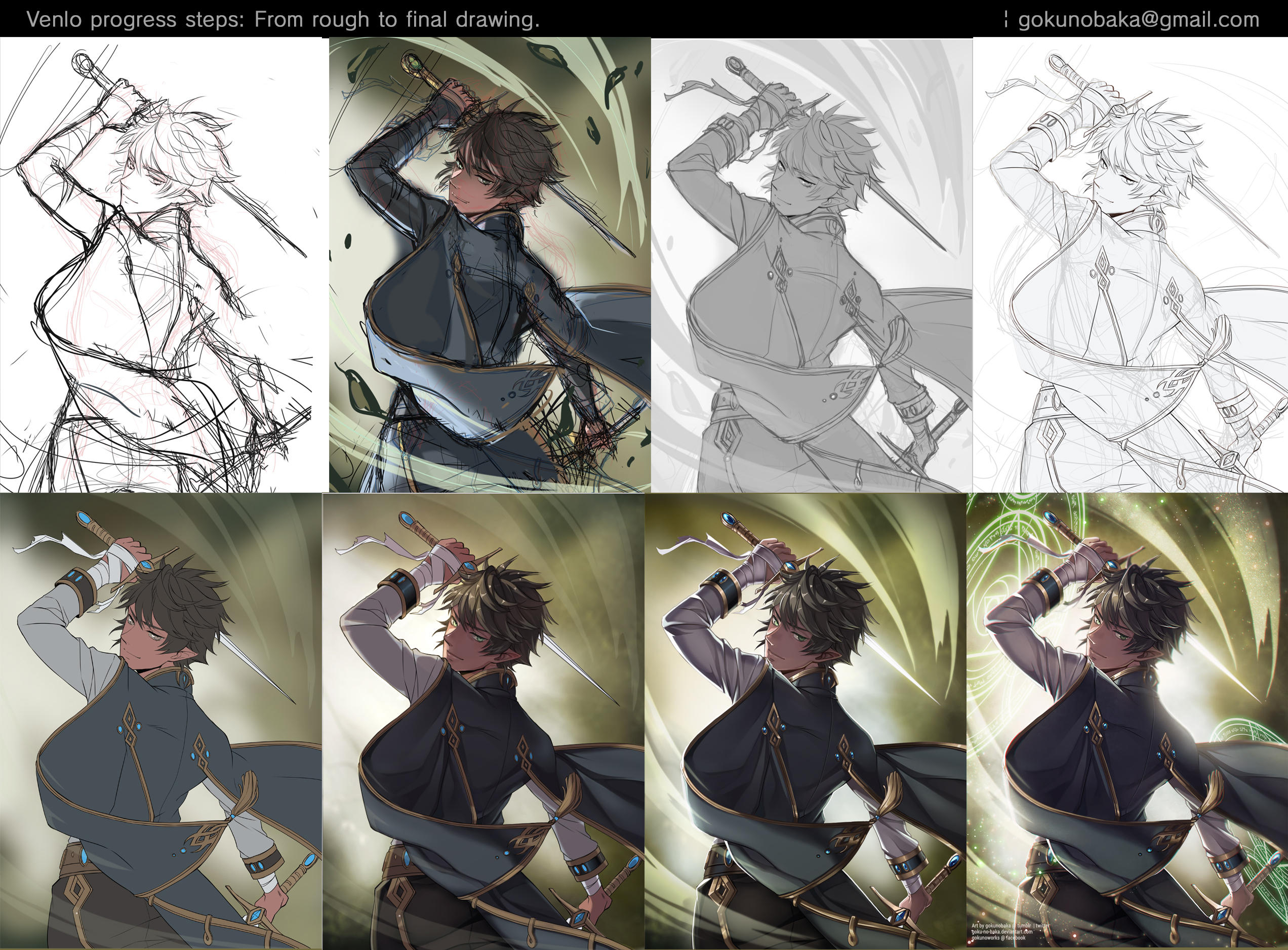 + Stealth Hunter - Venlo + Process shot. by the-gokunobaka