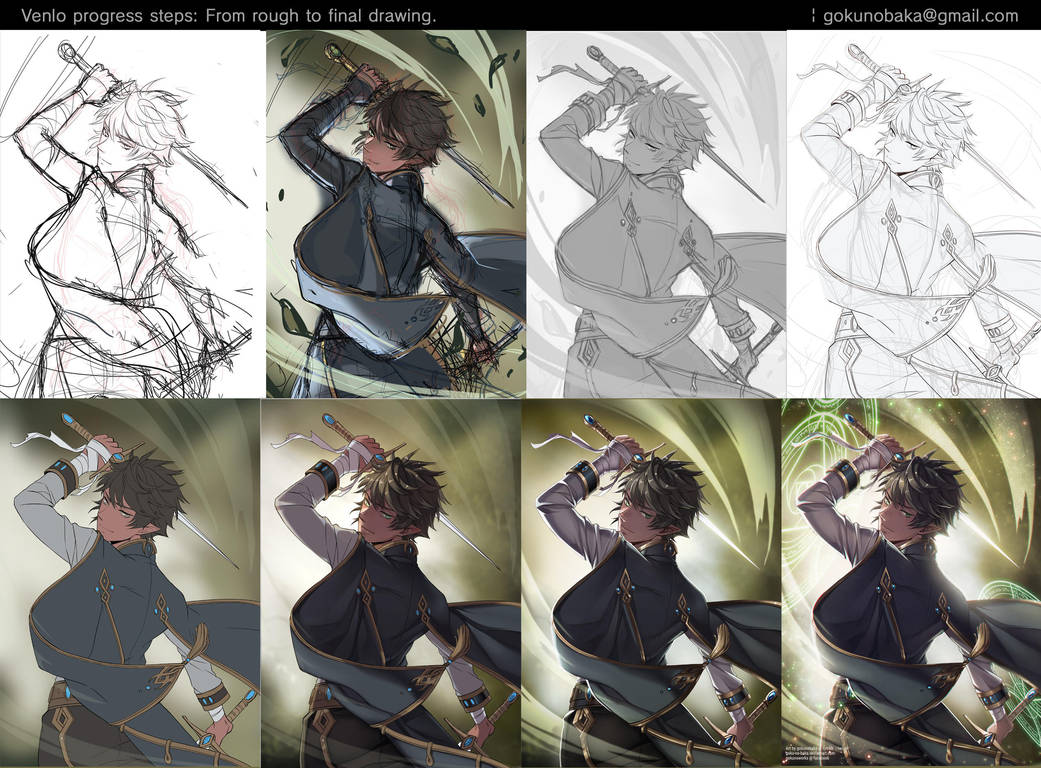 + Stealth Hunter - Venlo + Process shot. by the-gokunobaka