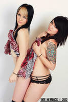 Slinky Girls 01 by tatehemlock