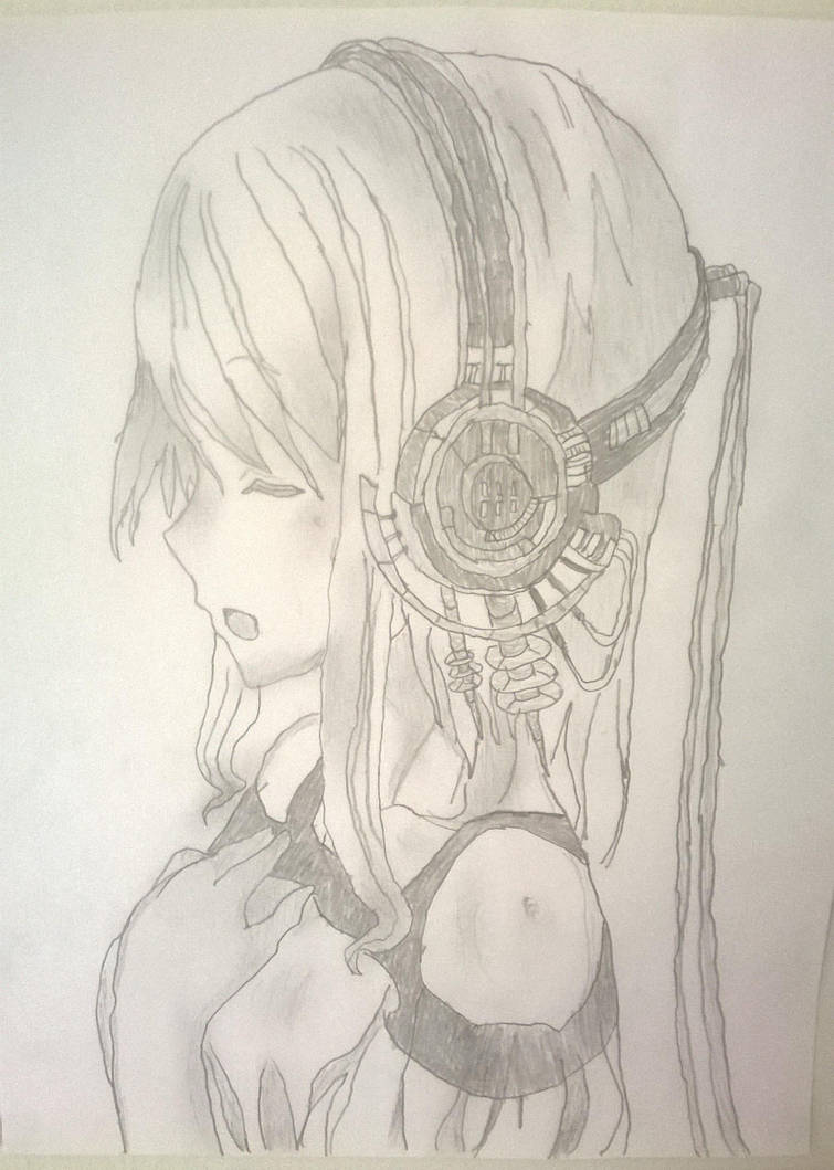 Anime Girl Headphones By Xerr88 On Deviantart