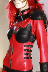 Cosplay Dollface Twisted Metal Leather Catsuit by auxcentral