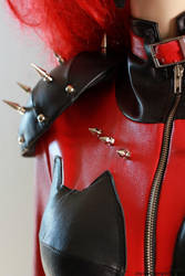 Catsuit Dollface Twisted Metal Leather Cosplay by auxcentral